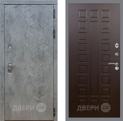 Дверь Стоп БЕТОН ФЛ-183 Венге в Краснознаменске