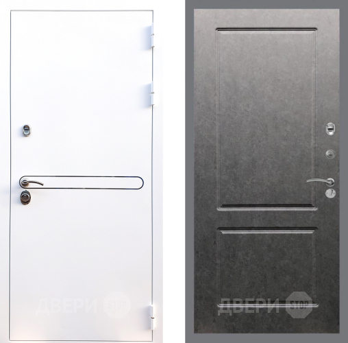 Входная металлическая Дверь Стоп Лайн Вайт ФЛ-117 Штукатурка графит в Краснознаменске