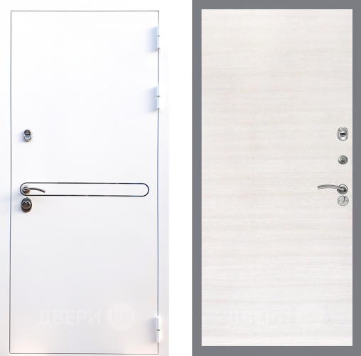 Дверь Стоп Лайн Вайт Гладкая Акация светлая в Краснознаменске