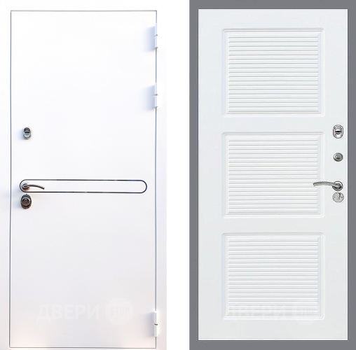 Входная металлическая Дверь Стоп Лайн Вайт ФЛ-1 Силк Сноу в Краснознаменске