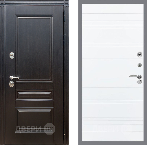 Входная металлическая Дверь Стоп МЕГАПОЛИС Лайн Силк Сноу в Краснознаменске