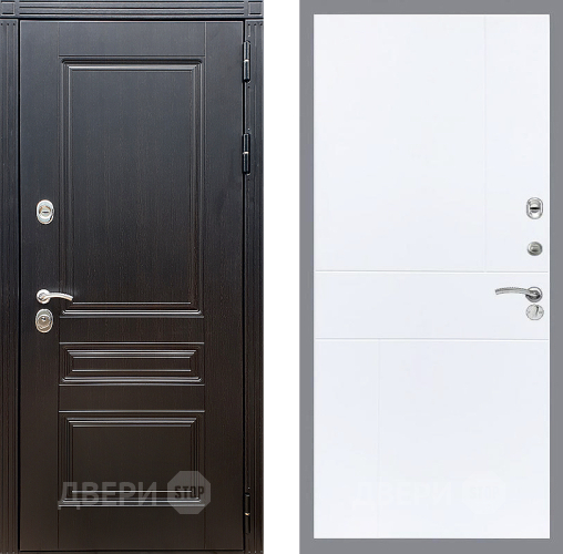 Входная металлическая Дверь Стоп МЕГАПОЛИС ФЛ-290 Силк Сноу в Краснознаменске