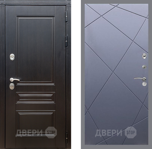 Входная металлическая Дверь Стоп МЕГАПОЛИС ФЛ-291 Силк титан в Краснознаменске