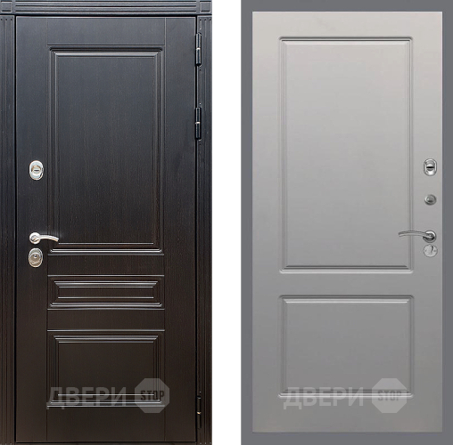 Входная металлическая Дверь Стоп МЕГАПОЛИС ФЛ-117 Грей софт в Краснознаменске
