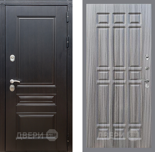 Входная металлическая Дверь Стоп МЕГАПОЛИС ФЛ-33 Сандал грей в Краснознаменске