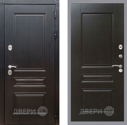 Входная металлическая Дверь Стоп МЕГАПОЛИС ФЛ-243 Венге в Краснознаменске