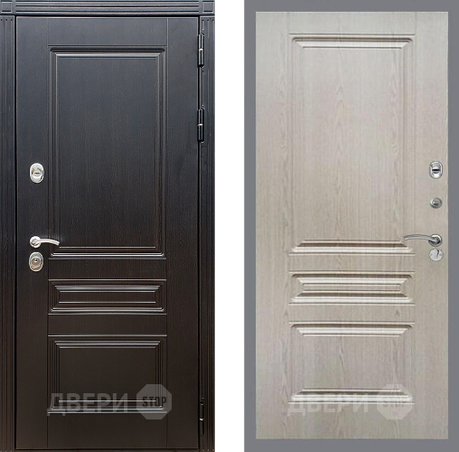 Входная металлическая Дверь Стоп МЕГАПОЛИС ФЛ-243 Беленый дуб в Краснознаменске