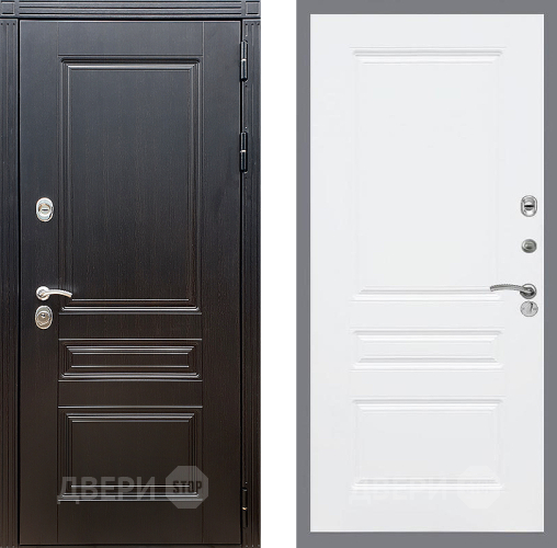 Входная металлическая Дверь Стоп МЕГАПОЛИС ФЛ-243 Силк Сноу в Краснознаменске