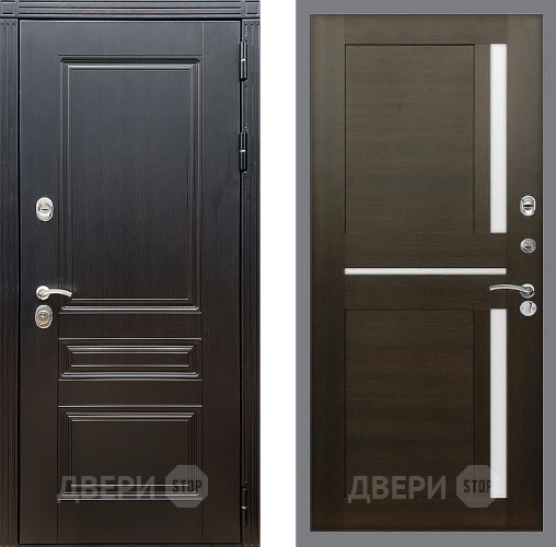Входная металлическая Дверь Стоп МЕГАПОЛИС СБ-18 Венге в Краснознаменске