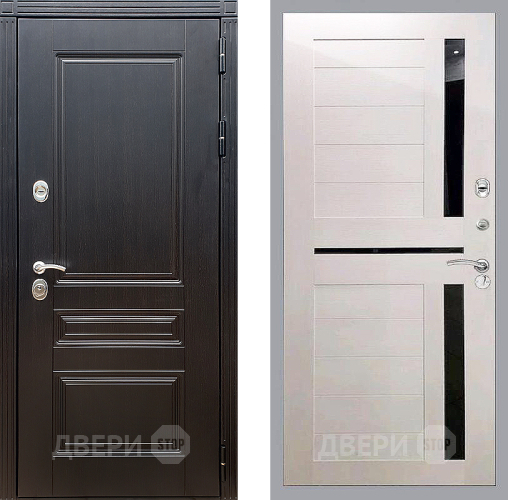 Входная металлическая Дверь Стоп МЕГАПОЛИС СБ-18 Лиственница беж в Краснознаменске