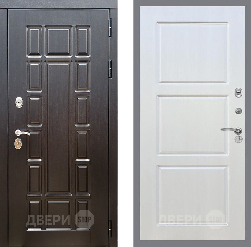 Входная металлическая Дверь Стоп НЬЮ ЙОРК ФЛ-3 Лиственница беж в Краснознаменске