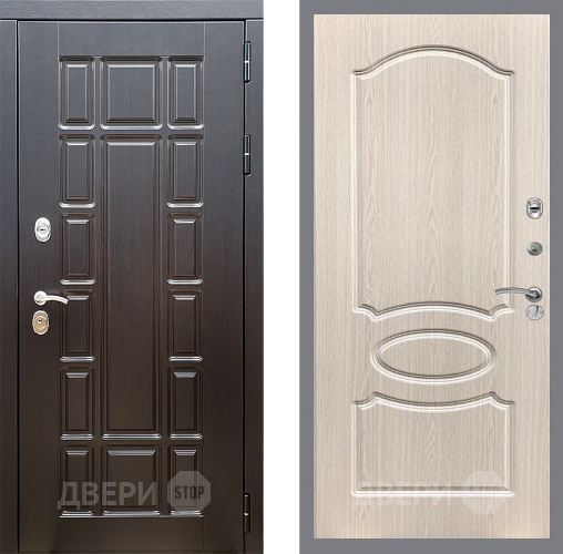 Дверь Стоп НЬЮ ЙОРК ФЛ-128 Беленый дуб в Краснознаменске