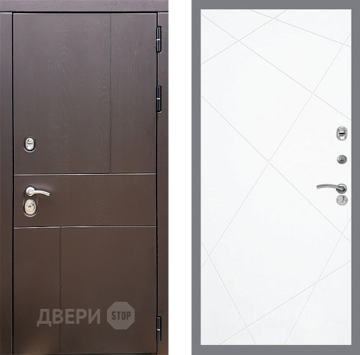 Входная металлическая Дверь Стоп УРБАН ФЛ-291 Силк Сноу в Краснознаменске