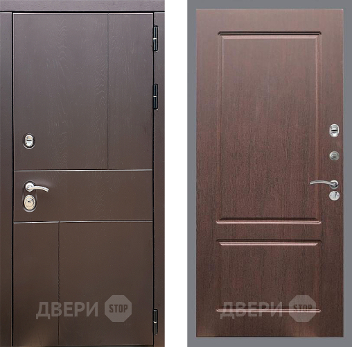 Дверь Стоп УРБАН ФЛ-117 Орех премиум в Краснознаменске