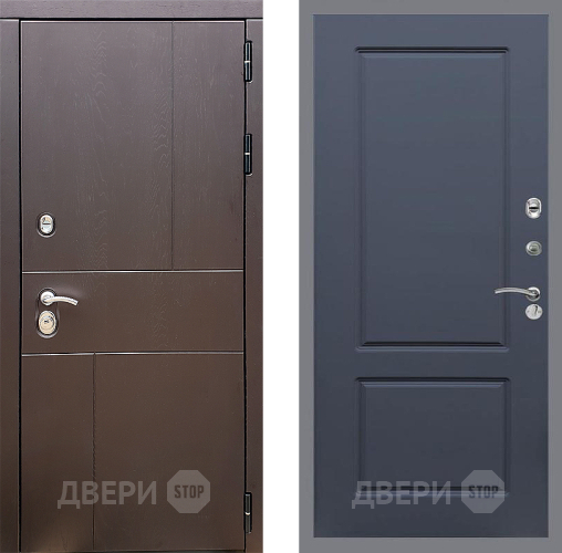 Дверь Стоп УРБАН ФЛ-117 Силк титан в Краснознаменске