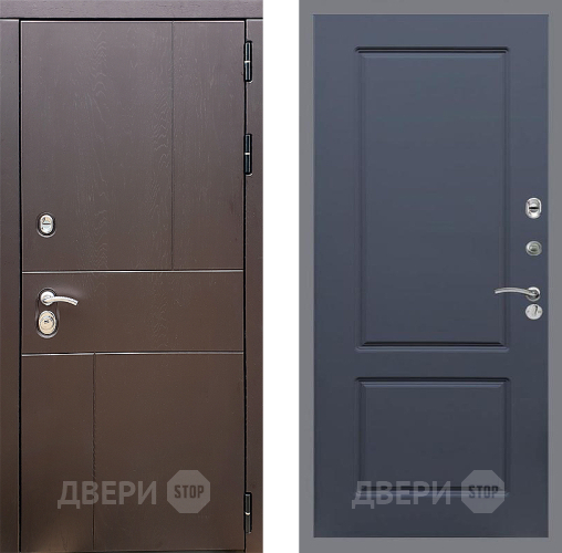 Дверь Стоп УРБАН ФЛ-117 Силк титан в Краснознаменске