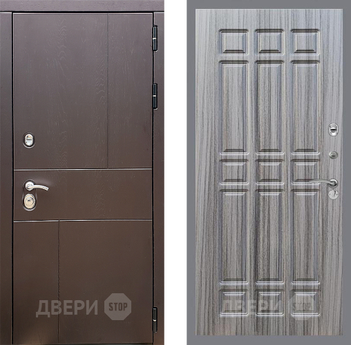 Входная металлическая Дверь Стоп УРБАН ФЛ-33 Сандал грей в Краснознаменске