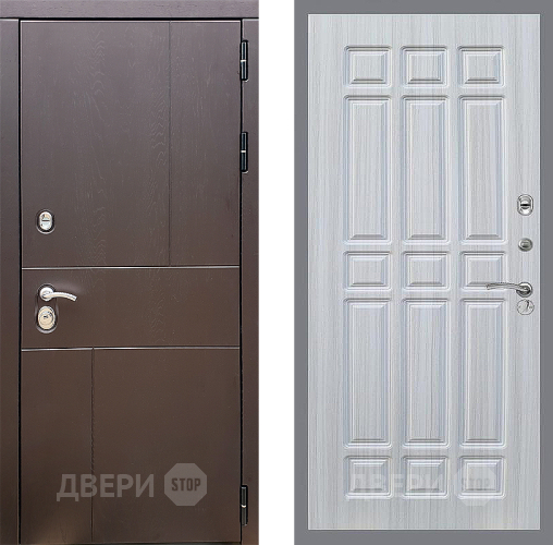 Входная металлическая Дверь Стоп УРБАН ФЛ-33 Сандал белый в Краснознаменске