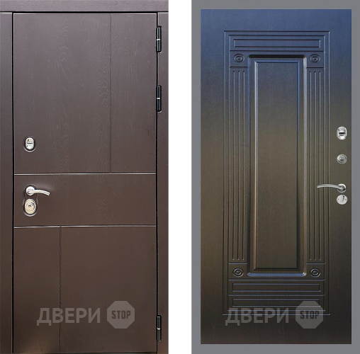 Входная металлическая Дверь Стоп УРБАН ФЛ-4 Венге в Краснознаменске