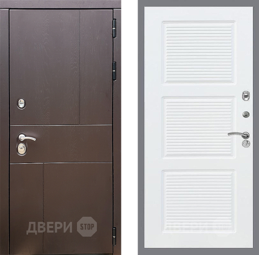 Входная металлическая Дверь Стоп УРБАН ФЛ-1 Силк Сноу в Краснознаменске