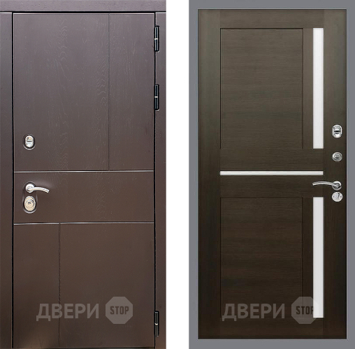 Входная металлическая Дверь Стоп УРБАН СБ-18 Венге в Краснознаменске
