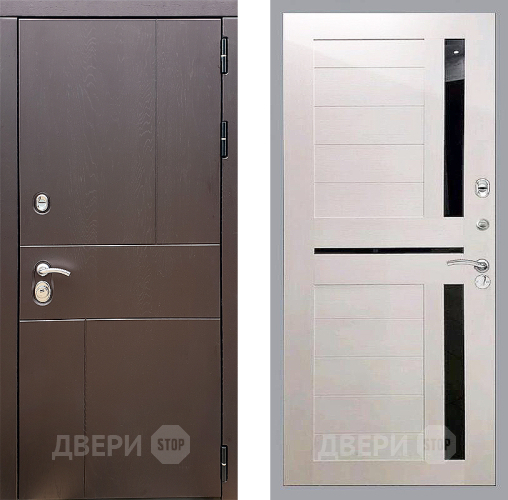 Входная металлическая Дверь Стоп УРБАН СБ-18 Лиственница беж в Краснознаменске