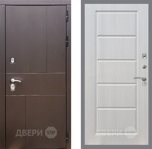 Входная металлическая Дверь Стоп УРБАН ФЛ-39 Лиственница беж в Краснознаменске