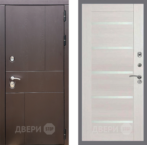 Входная металлическая Дверь Стоп УРБАН СБ-14 Лиственница беж в Краснознаменске