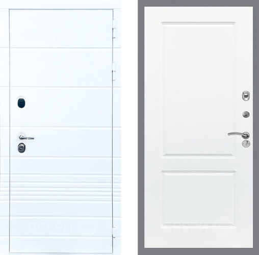 Входная металлическая Дверь Стоп ТРЕНДО ФЛ-117 Силк Сноу в Краснознаменске