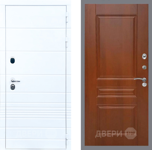 Входная металлическая Дверь Стоп ТРЕНДО ФЛ-243 Итальянский орех в Краснознаменске