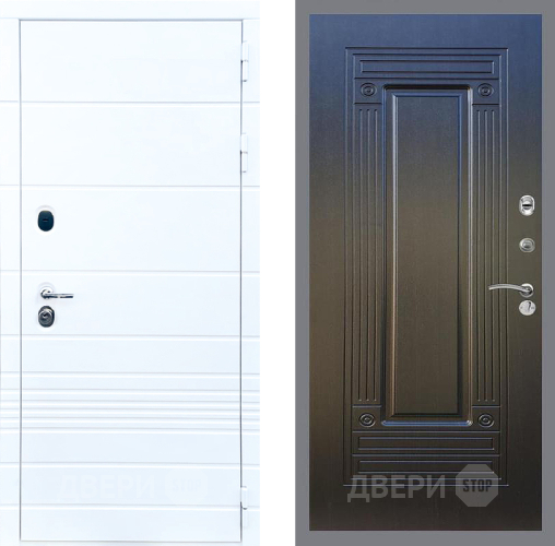 Входная металлическая Дверь Стоп ТРЕНДО ФЛ-4 Венге в Краснознаменске