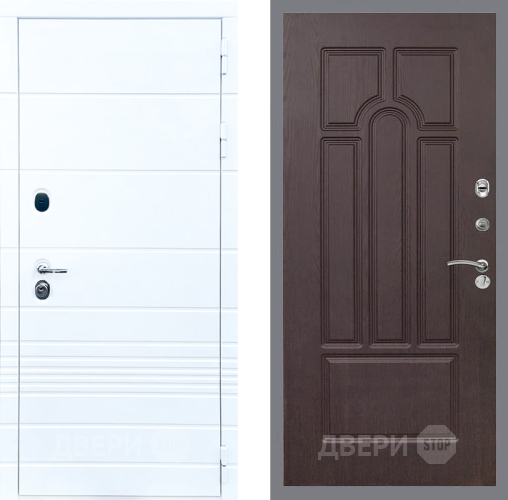 Входная металлическая Дверь Стоп ТРЕНДО ФЛ-58 Венге в Краснознаменске