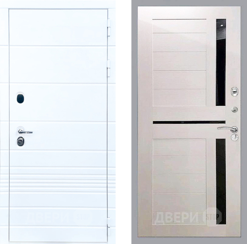 Входная металлическая Дверь Стоп ТРЕНДО СБ-18 Лиственница беж в Краснознаменске