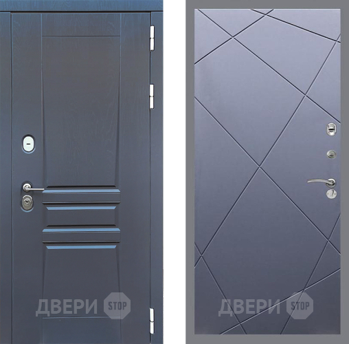 Входная металлическая Дверь Стоп ПЛАТИНУМ ФЛ-291 Силк титан в Краснознаменске
