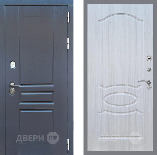 Входная металлическая Дверь Стоп ПЛАТИНУМ ФЛ-128 Сандал белый в Краснознаменске