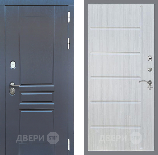 Входная металлическая Дверь Стоп ПЛАТИНУМ ФЛ-102 Сандал белый в Краснознаменске