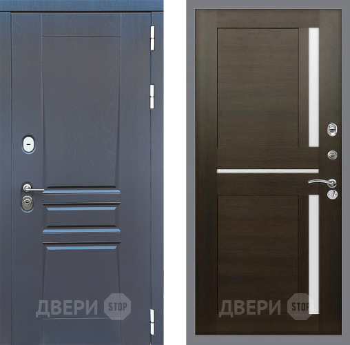 Входная металлическая Дверь Стоп ПЛАТИНУМ СБ-18 Венге в Краснознаменске