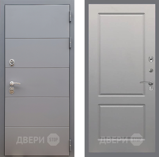 Дверь Стоп АРТ ГРАФИТ ФЛ-117 Грей софт в Краснознаменске
