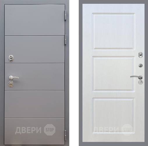 Входная металлическая Дверь Стоп АРТ ГРАФИТ ФЛ-3 Лиственница беж в Краснознаменске