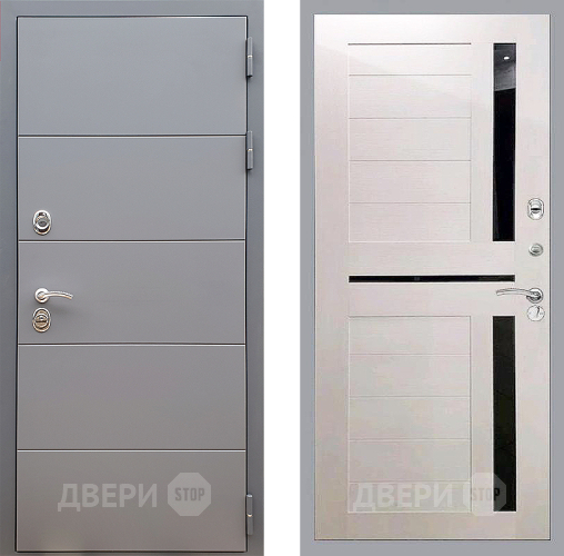 Входная металлическая Дверь Стоп АРТ ГРАФИТ СБ-18 Лиственница беж в Краснознаменске