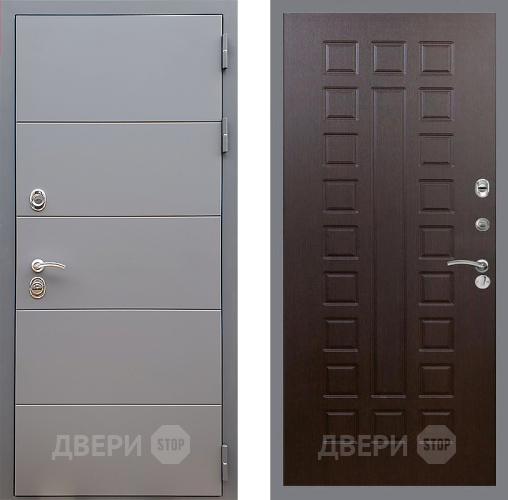 Входная металлическая Дверь Стоп АРТ ГРАФИТ ФЛ-183 Венге в Краснознаменске
