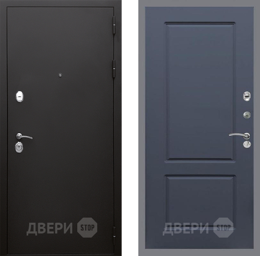Входная металлическая Дверь Стоп КЛАССИК Шагрень ФЛ-117 Силк титан в Краснознаменске
