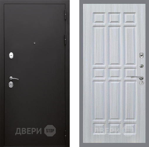 Входная металлическая Дверь Стоп КЛАССИК Шагрень ФЛ-33 Сандал белый в Краснознаменске