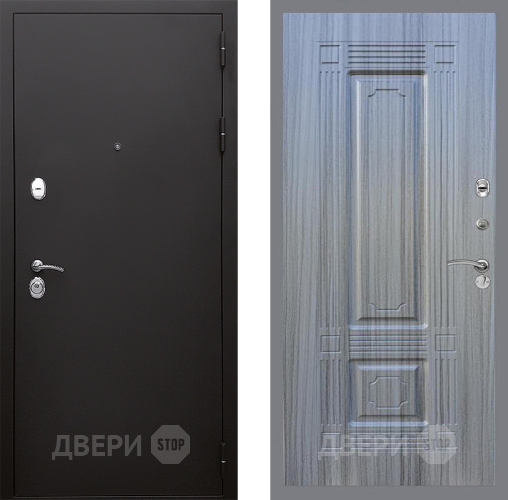 Входная металлическая Дверь Стоп КЛАССИК Шагрень ФЛ-2 Сандал грей в Краснознаменске