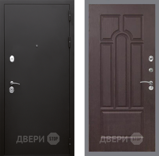 Входная металлическая Дверь Стоп КЛАССИК Шагрень ФЛ-58 Венге в Краснознаменске