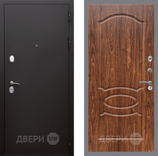 Дверь Стоп КЛАССИК Шагрень ФЛ-128 орех тисненый в Краснознаменске