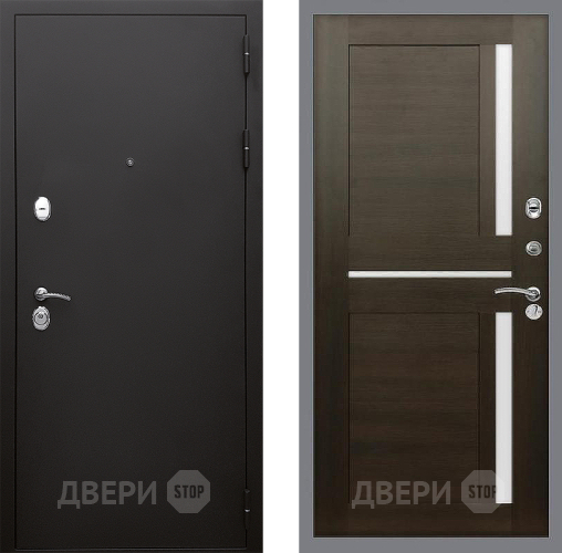 Входная металлическая Дверь Стоп КЛАССИК Шагрень СБ-18 Венге в Краснознаменске