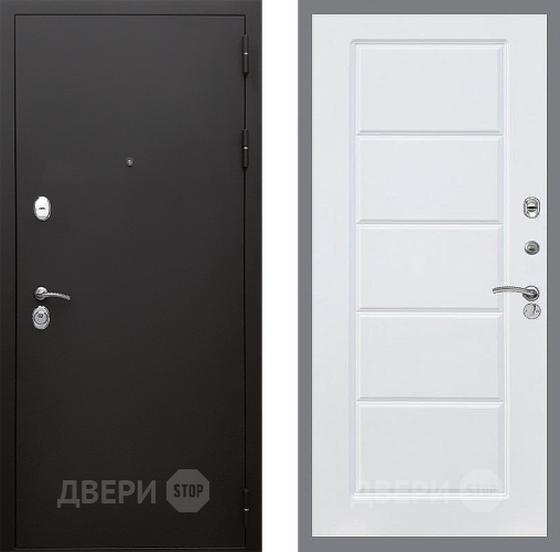 Входная металлическая Дверь Стоп КЛАССИК Шагрень ФЛ-39 Силк Сноу в Краснознаменске