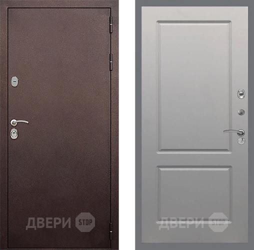 Дверь Стоп КЛАССИК Медь ФЛ-117 Грей софт в Краснознаменске