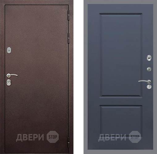 Входная металлическая Дверь Стоп КЛАССИК Медь ФЛ-117 Силк титан в Краснознаменске